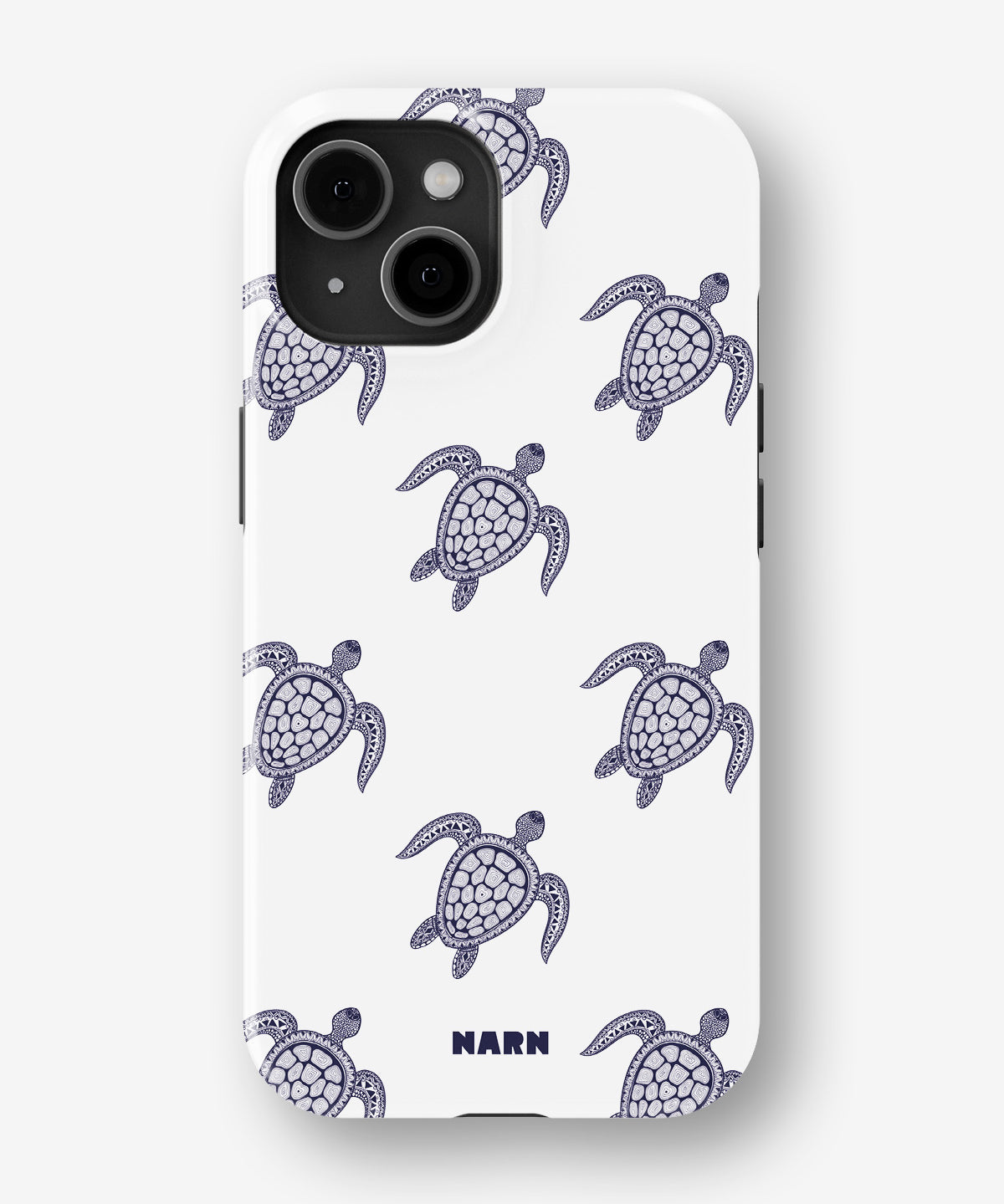 iPhone 15 Tough Case – Blue Turtles - View 1