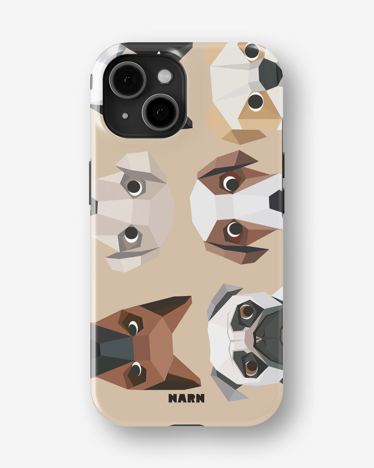 iPhone 15 Tough Case – Cute Dogs - View 1