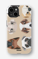 iPhone 15 Tough Case – Cute Dogs - View 1