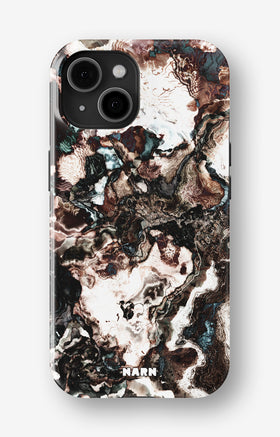 iPhone 15 Tough Case – Marble Brown - View 1