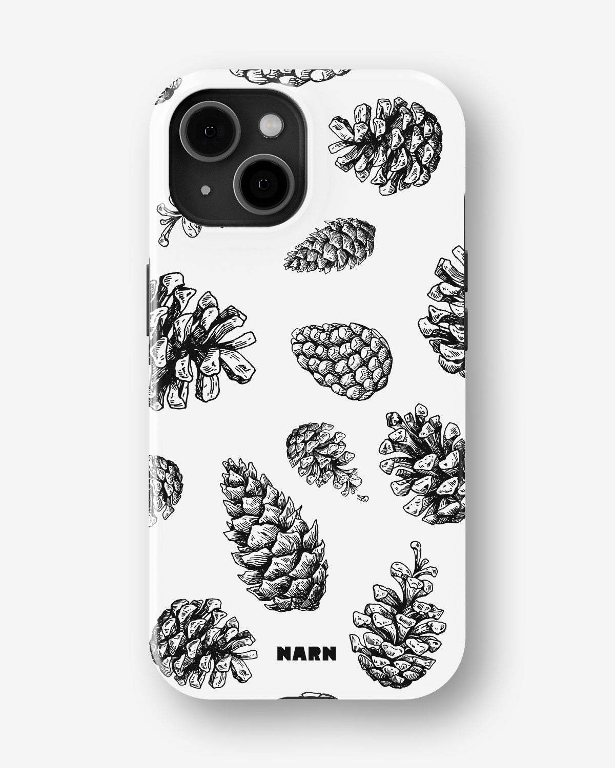 iPhone 15 Tough Case – Pine Cones - View 1