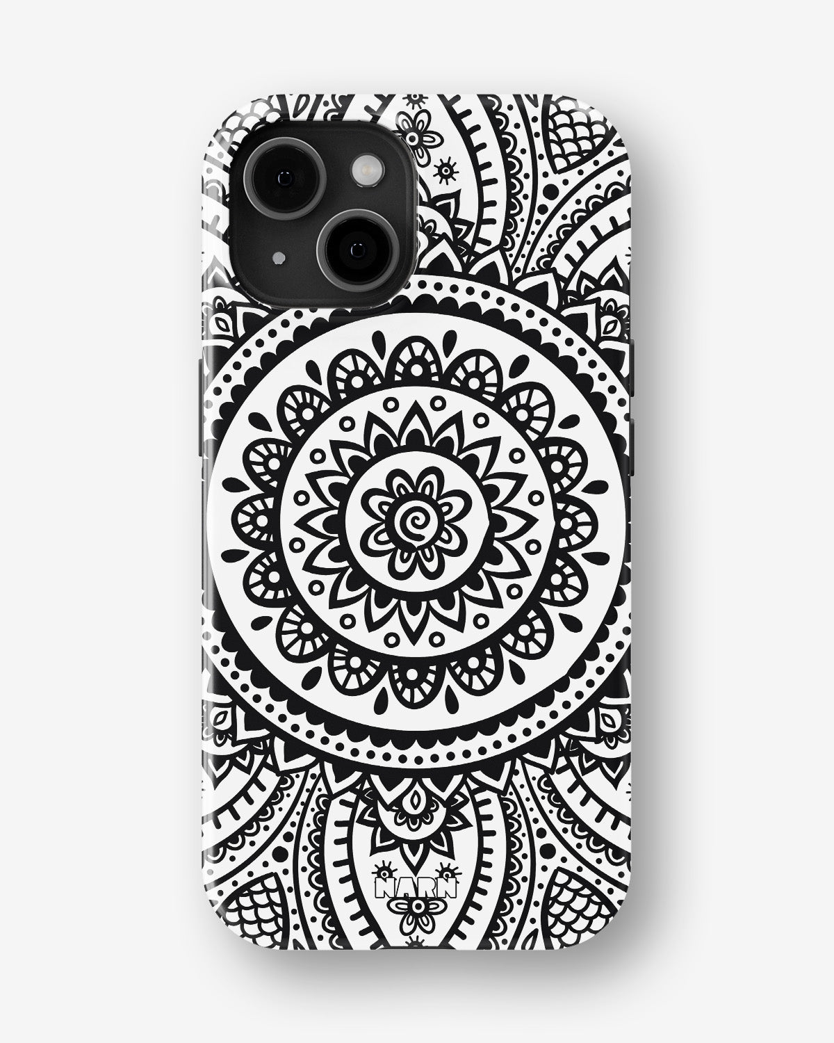 iPhone 15 Tough Case – Henna Mandala - View 1