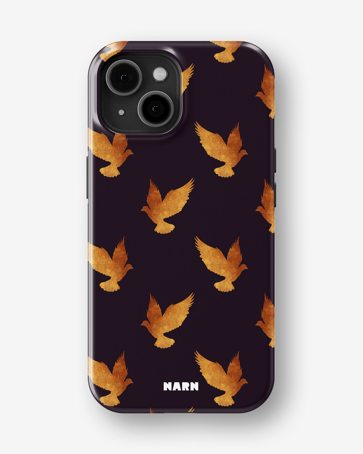 iPhone 15 Tough Case – Royal Doves - View 1