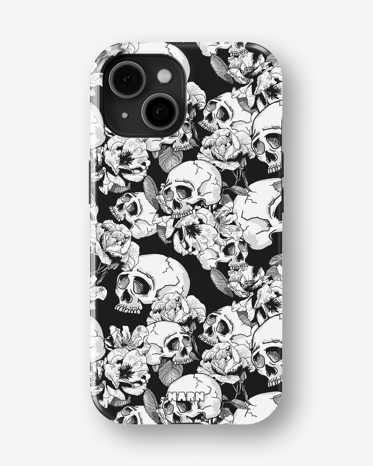 iPhone 15 Tough Case – Skull Garden - View 1