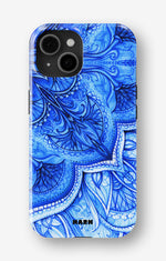 iPhone 15 Tough Case – Blue Vintage - View 1
