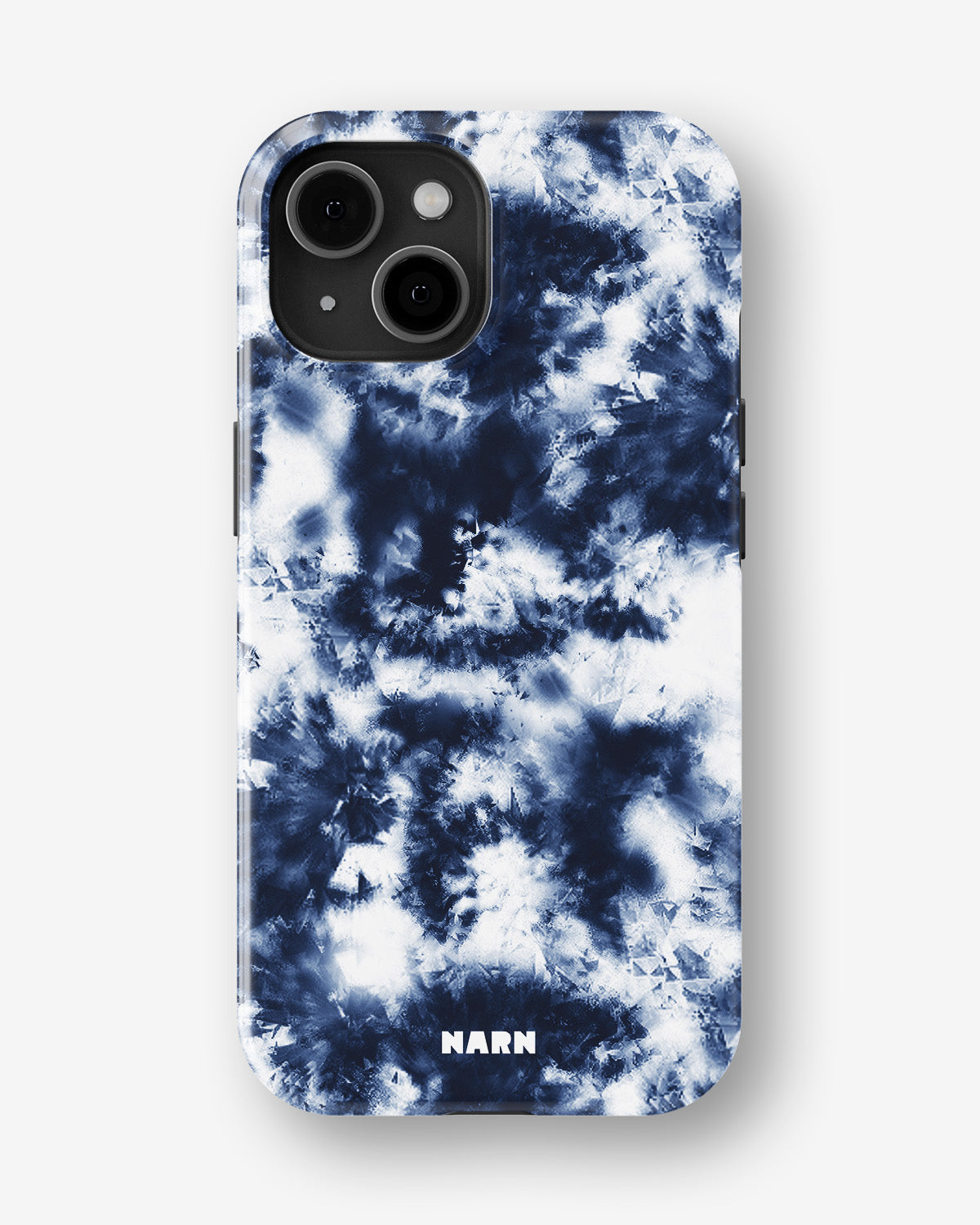 iPhone 15 Tough Case – Tie Dye Blue - View 1
