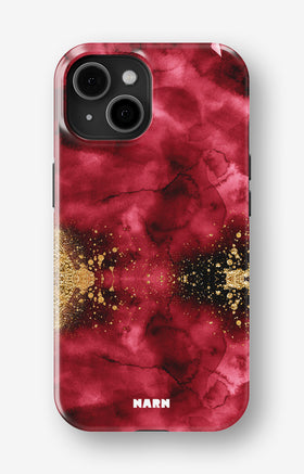 iPhone 15 Tough Case – Burgendy Shimmer - View 1