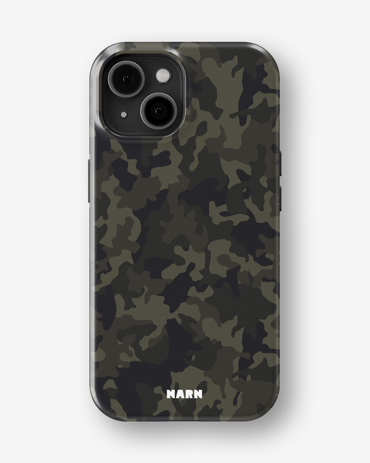 iPhone 15 Tough Case – Jungle Green Camo - View 1