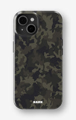 iPhone 15 Tough Case – Jungle Green Camo - View 1
