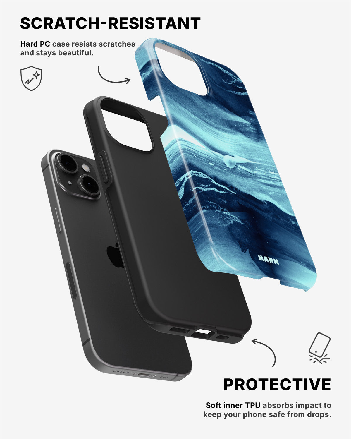 iPhone 15 Tough Case – Ocean Dream - View 2