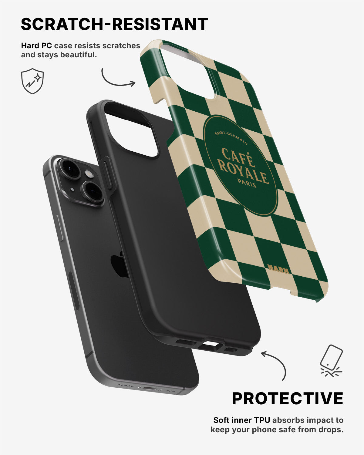 iPhone 15 Tough Case – Cafe Royale - View 2