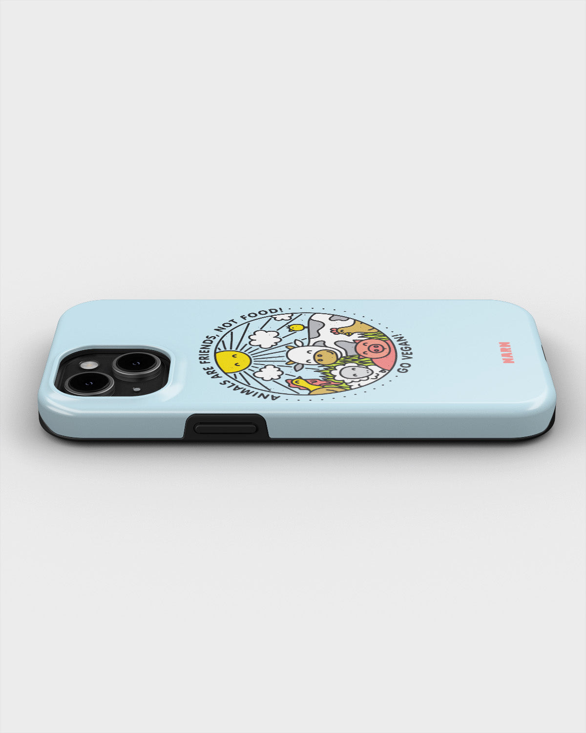 iPhone 15 Tough Case – Friends, Not Food - View 3