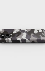 iPhone 15 Tough Case – Grey Camo - View 3