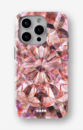 iPhone 13 Pro Tough Case – Pink Crystals - View 1