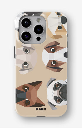 iPhone 13 Pro Tough Case – Cute Dogs - View 1
