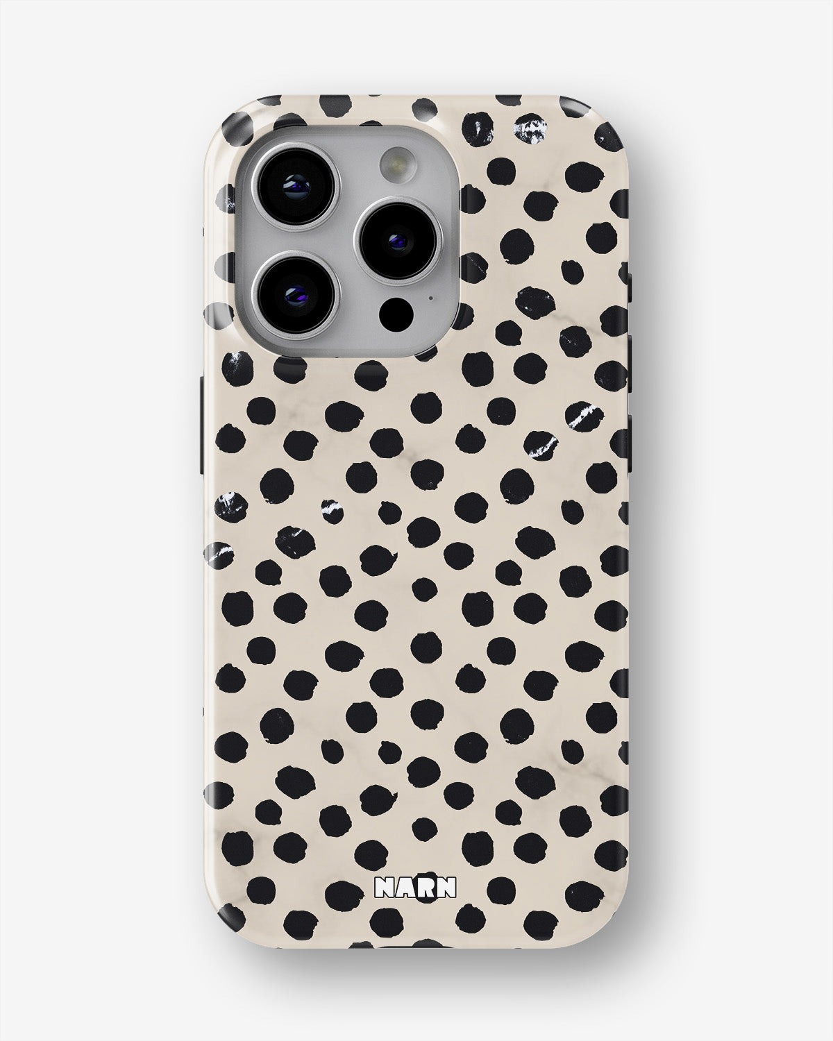iPhone 13 Pro Tough Case – Marble Dots - View 1