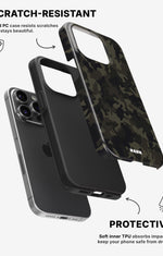 iPhone 13 Pro Tough Case – Jungle Green Camo - View 2