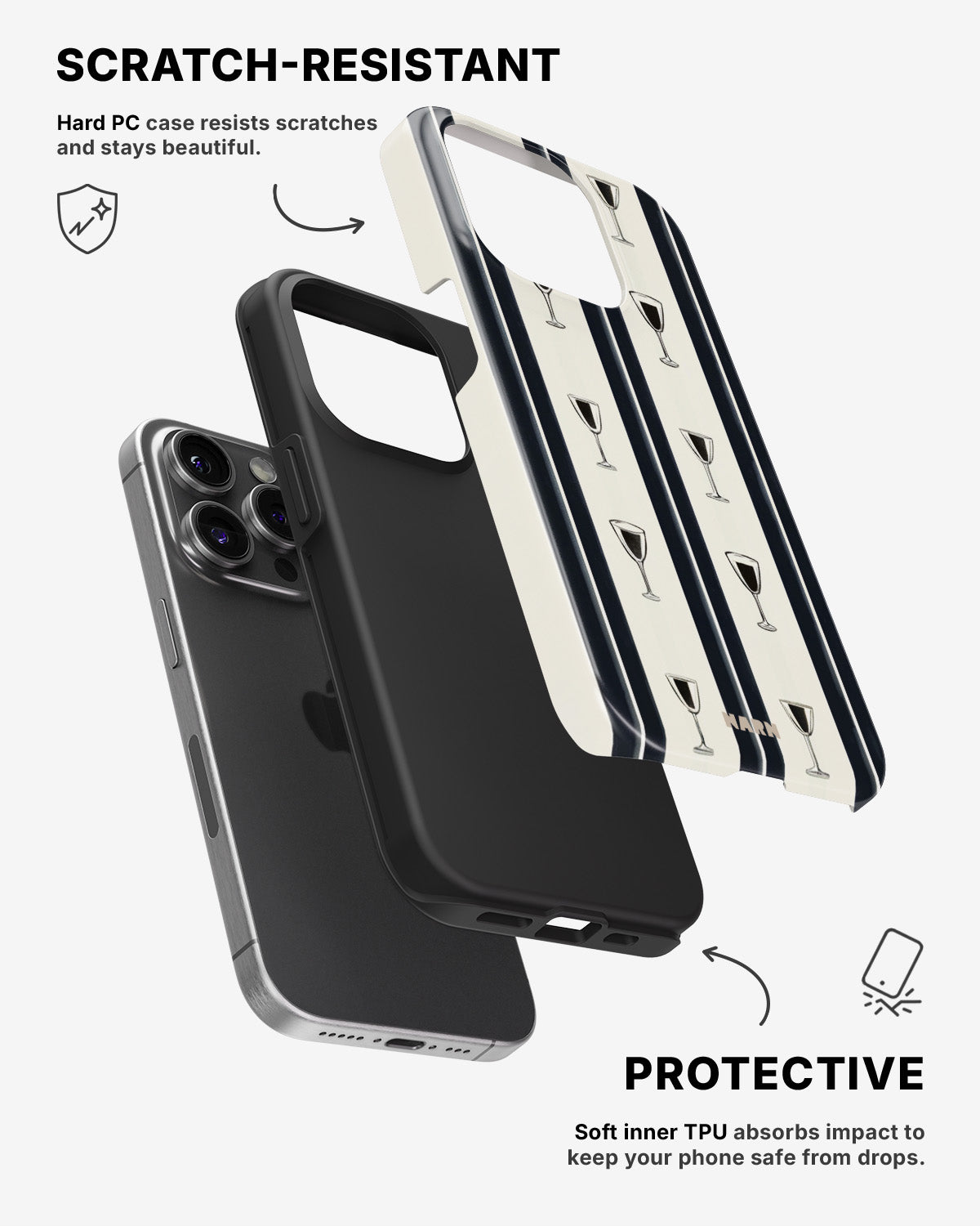 iPhone 13 Pro Tough Case – Sail & Sip - View 2