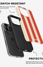 iPhone 13 Pro Tough Case – Sunset Stripes - View 2
