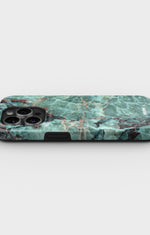 iPhone 13 Pro Tough Case – Green Marble - View 3