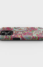 iPhone 13 Pro Tough Case – Paisley Paradise - View 3