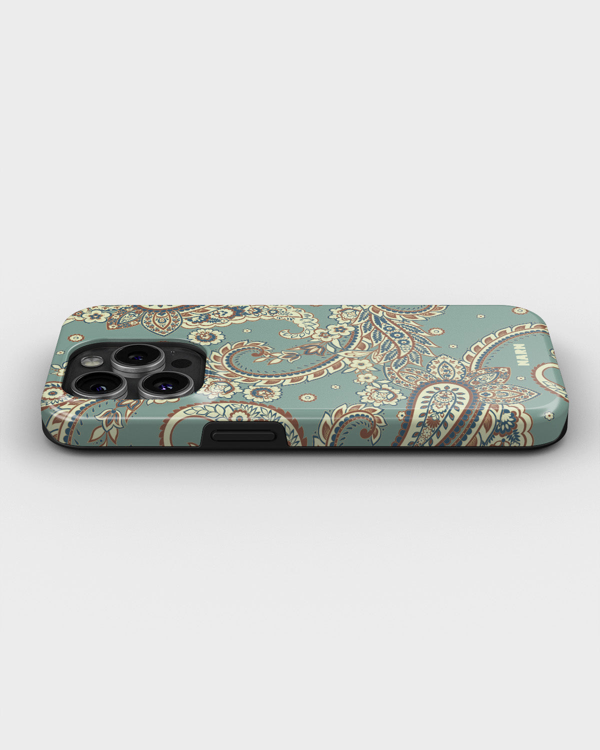 iPhone 13 Pro Tough Case – Paisley Green - View 3