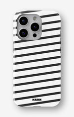 iPhone 15 Pro Tough Case – Black Stripes - View 1