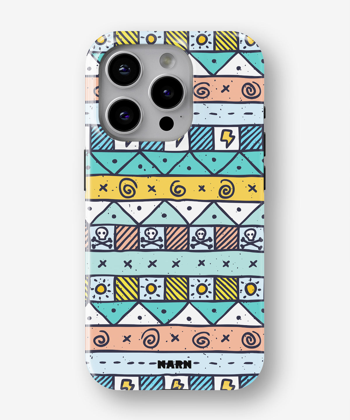 iPhone 15 Pro Tough Case – Cute Pattern - View 1