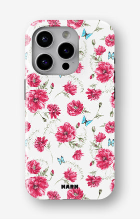 iPhone 15 Pro Tough Case – Poppies in Bloom - View 1