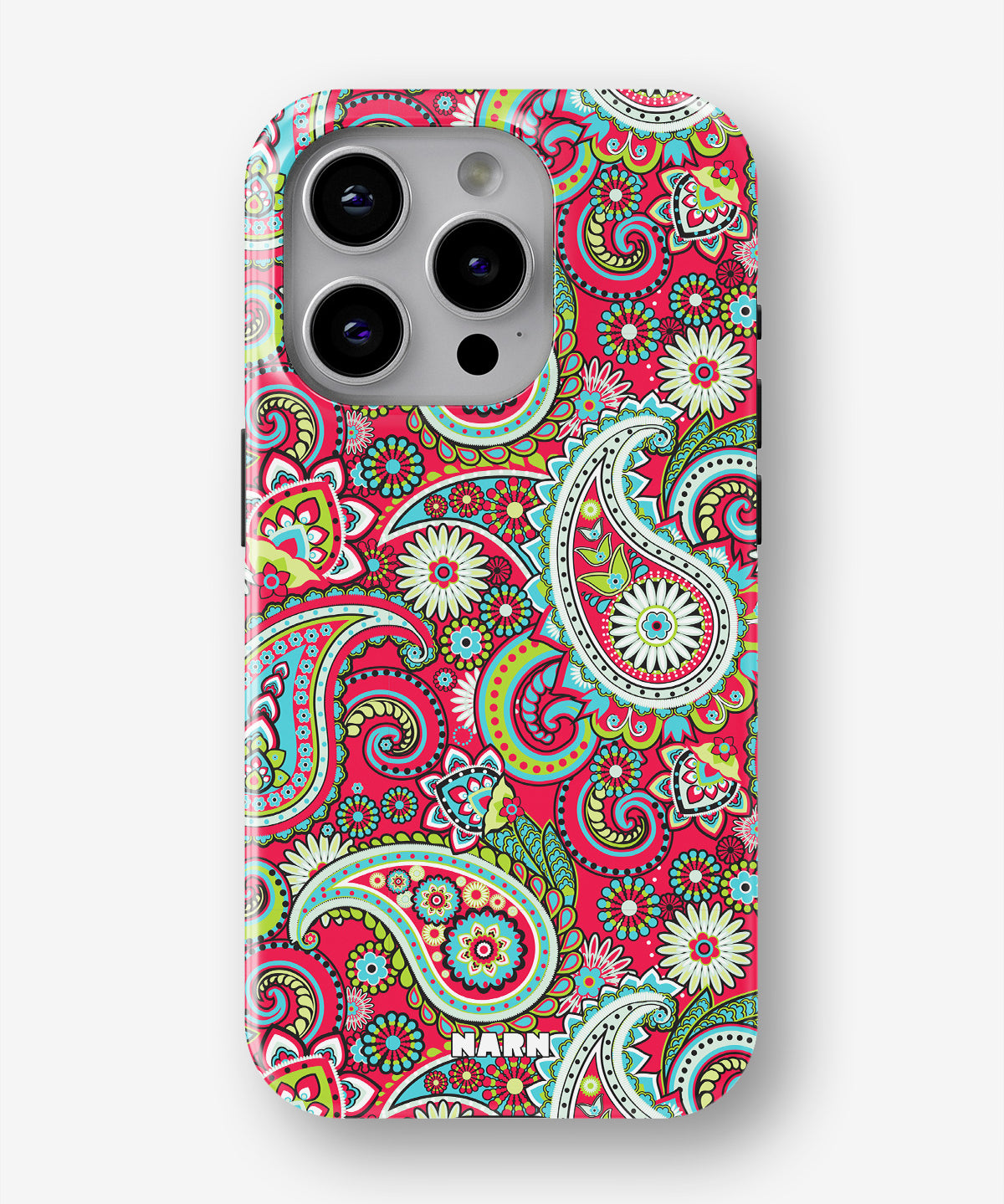 iPhone 15 Pro Tough Case – Paisley Paradise - View 1