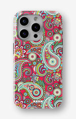 iPhone 15 Pro Tough Case – Paisley Paradise - View 1