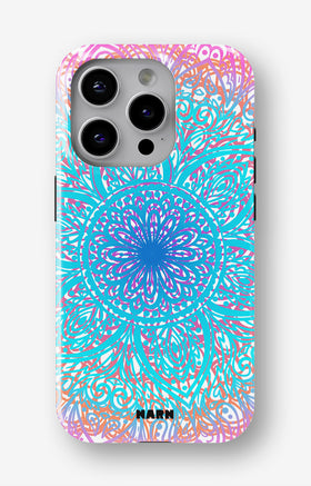 iPhone 15 Pro Tough Case – Pastel Mandala - View 1