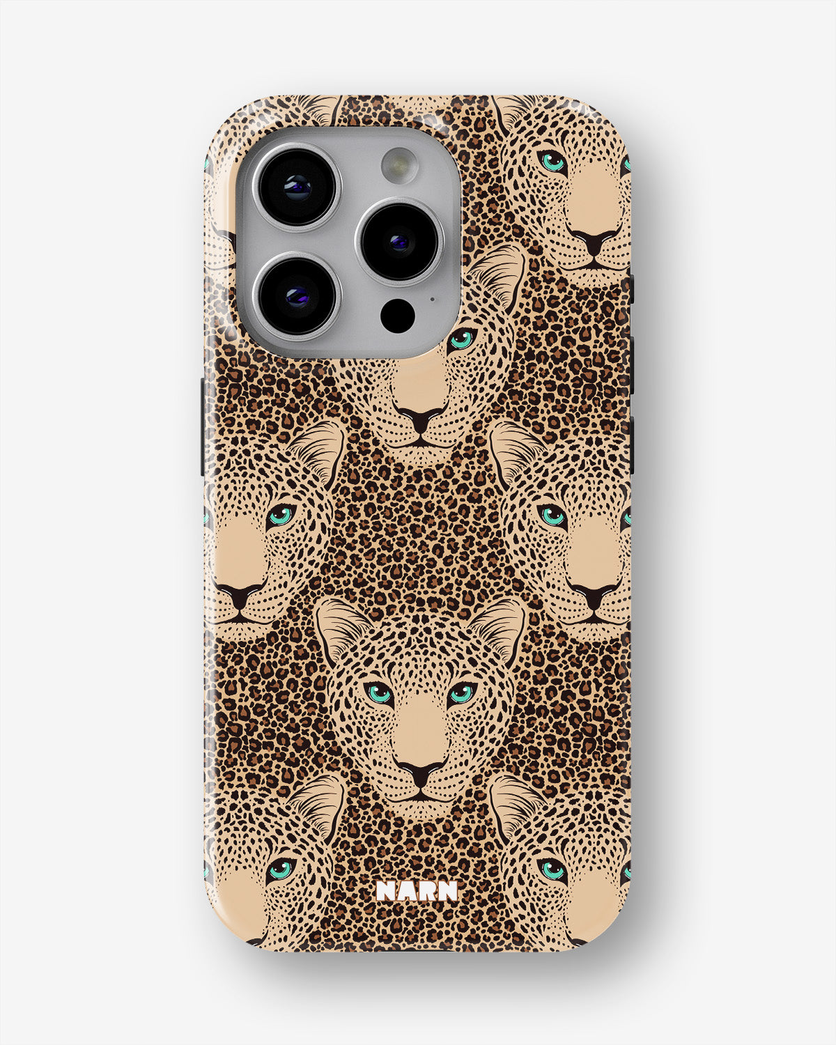 iPhone 15 Pro Tough Case – Leopard Gaze - View 1