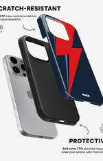 iPhone 15 Pro Tough Case – Blue Bowie - View 2