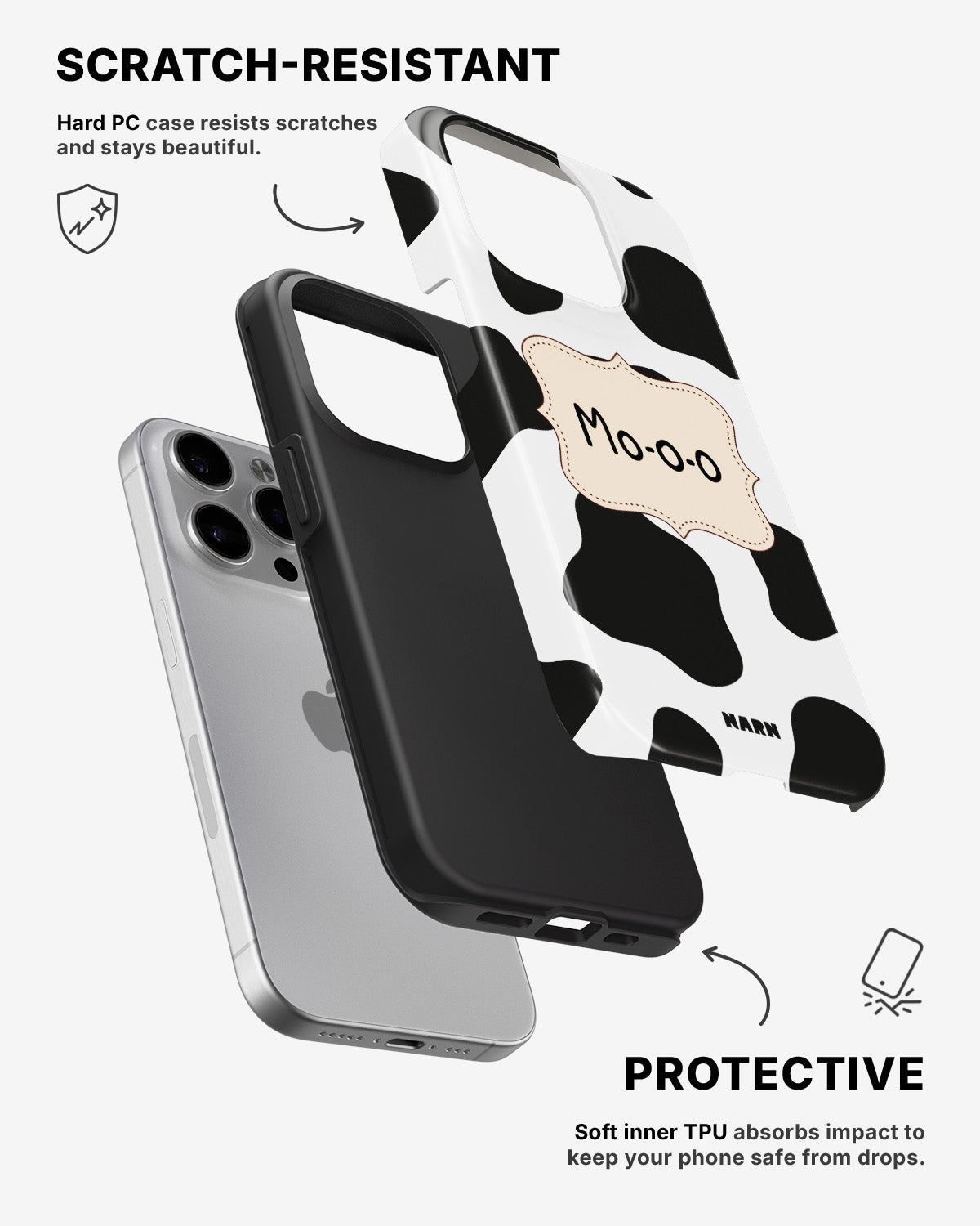 iPhone 15 Pro Tough Case – Mo-o-o - View 2