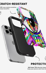 iPhone 15 Pro Tough Case – Abstract Eye - View 2