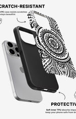iPhone 15 Pro Tough Case – Henna Mandala - View 2