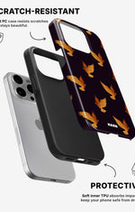 iPhone 15 Pro Tough Case – Royal Doves - View 2