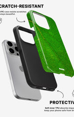 iPhone 15 Pro Tough Case – Green Leafy - View 2