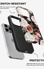 iPhone 15 Pro Tough Case – Midnight Roses - View 2