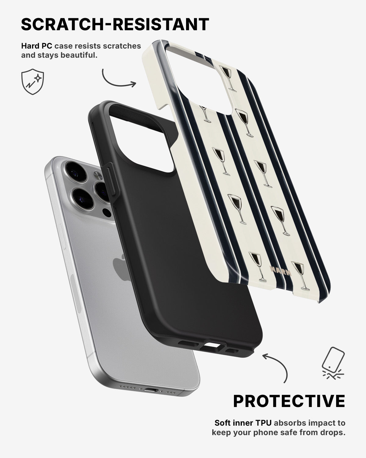 iPhone 15 Pro Tough Case – Sail & Sip - View 2
