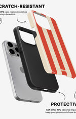 iPhone 15 Pro Tough Case – Sunset Stripes - View 2