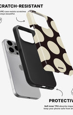 iPhone 15 Pro Tough Case – Bold Dots - View 2