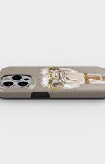 iPhone 15 Pro Tough Case – Hipster Ostrich - View 3