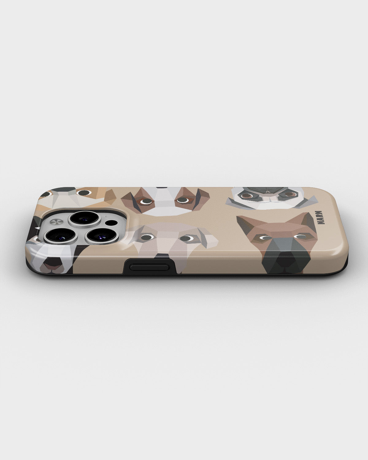 iPhone 15 Pro Tough Case – Cute Dogs - View 3