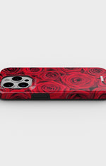 iPhone 15 Pro Tough Case – Red Roses - View 3
