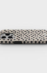 iPhone 15 Pro Tough Case – Marble Dots - View 3