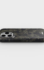 iPhone 15 Pro Tough Case – Jungle Green Camo - View 3