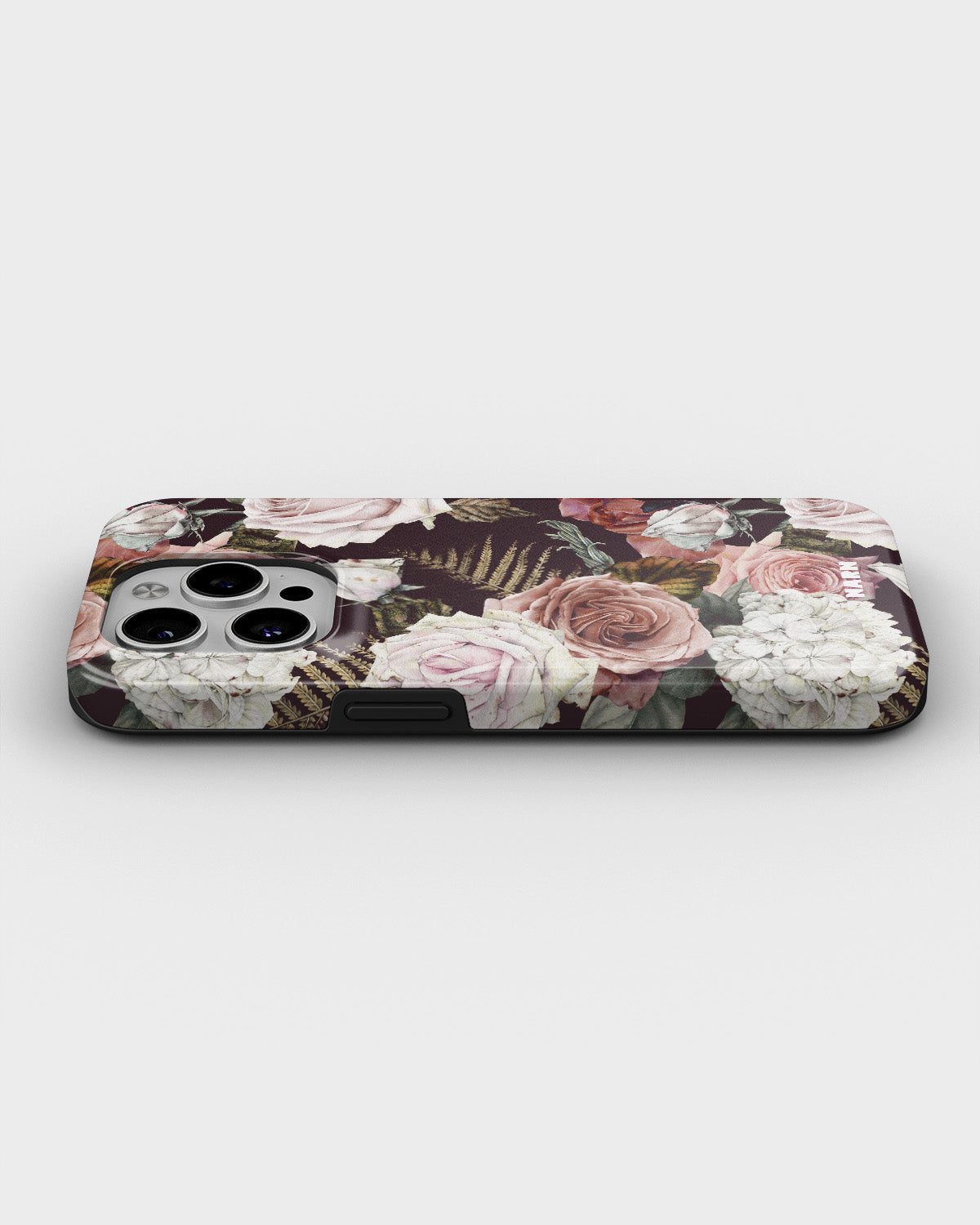 iPhone 15 Pro Tough Case – Midnight Roses - View 3
