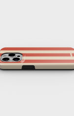 iPhone 15 Pro Tough Case – Sunset Stripes - View 3
